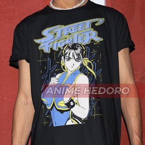 Harajuku Style Street Fighter Japan Game T Shirt Kawaii Chun Li