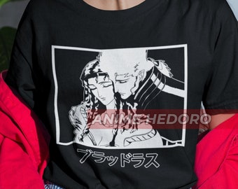 Unisex Vampire Hunter D: Bloodlust Charlotte Elbourne Anime T-Shirt, Meier Link Retro Manga Shirt