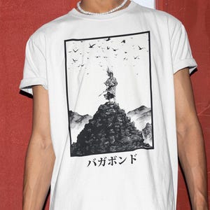 Unisex Vagabond Manga T-Shirt, Sasaki Kojiro Anime Shirt