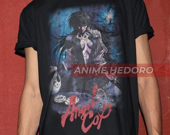 Unisex Angel Cop 80s Vintage Anime T-Shirt, Manga Retro Waifu Shirt