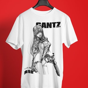 Unisex Gantz Anime Woman T-Shirt, Manga Waifu Shirt