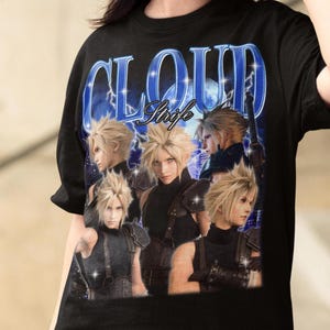 Cloud Strife FFVII Remake Bootleg Gaming T-Shirt, Japanese Videogame Shirt