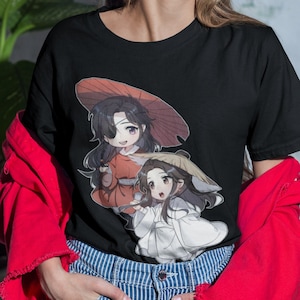 Heaven Official&#39;s Blessing T-Shirt: Xie Lian & Hua Cheng Anime Tee