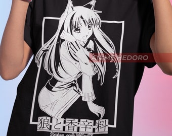 ユニセックス 狼と香辛料 アニメ Tシャツ ホロシャツ - Etsy 日本