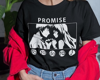 Unisex Toradora! Taiga Aisaka Promise Anime T-Shirt, Ryuji Takasu Manga Shirt