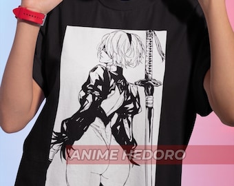 YoRHa No.2 Type B Android T-Shirt, NieR Automata Gaming Apparel