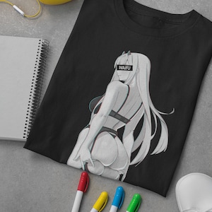 Unisex Waifu Material Anime T-Shirt, Darling Anime Woman Shirt