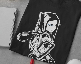 Unisex Ergo Proxy Anime T-Shirt, Re-L Mayer Manga Waifu Shirt