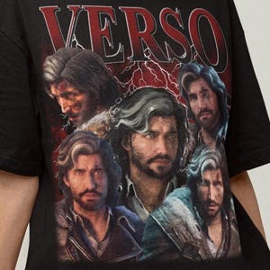 Vintage Verso Clair Obscur: Expedition 33 Bootleg Gaming T-Shirt, RPG Videogame Shirt