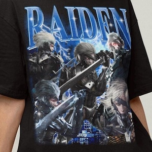 L GEAR RISING REVENGEANCE Tシャツ 　雷電 Metal Gear Rising Revengeance Shirt - Etsy