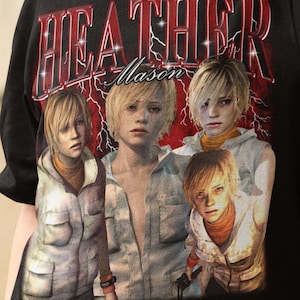 Unisex Heather Mason Silence Hill 3 Bootleg Gaming T-Shirt, Horror Videogame Shirt