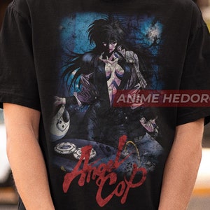 Unisex Angel Cop 80s Vintage Anime T-Shirt, Manga Retro Waifu Shirt