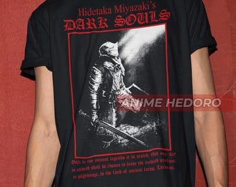 Unisex Soulsborne Undead Gaming T-Shirt, Bloodborne Souls Videogame Quote Shirt