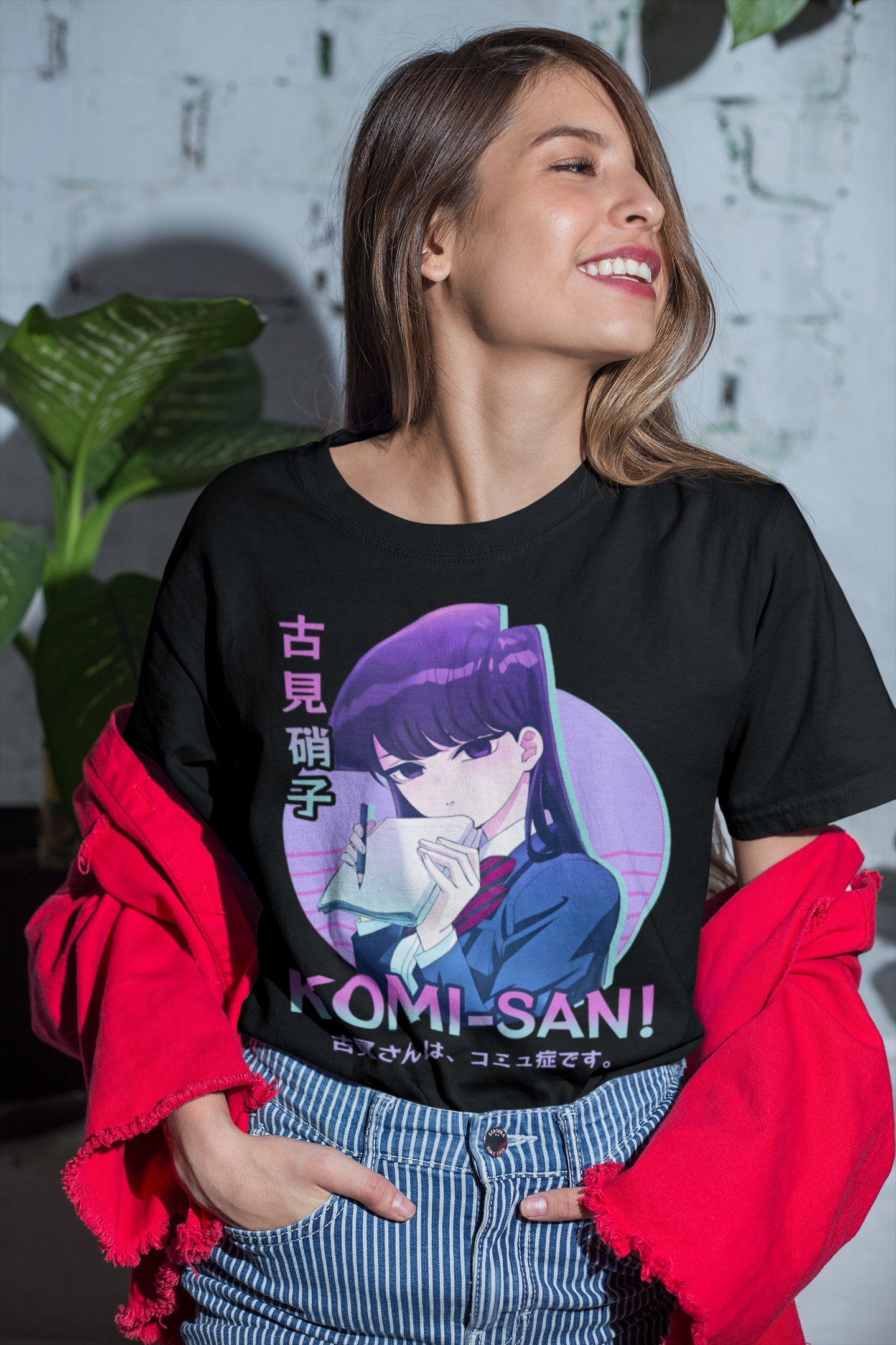 Komi-San Wa , Comyushou Desu.-Komi Não Pode Comunicar Camiseta 100% Algodão Komi  2ª Temporada Komi San Anime Manga Waifu Kawaii Komi - AliExpress