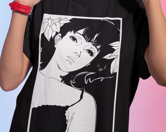 Mima Kirigoe Anime T-Shirt, Satoshi Kon, 90s Graphic Tee