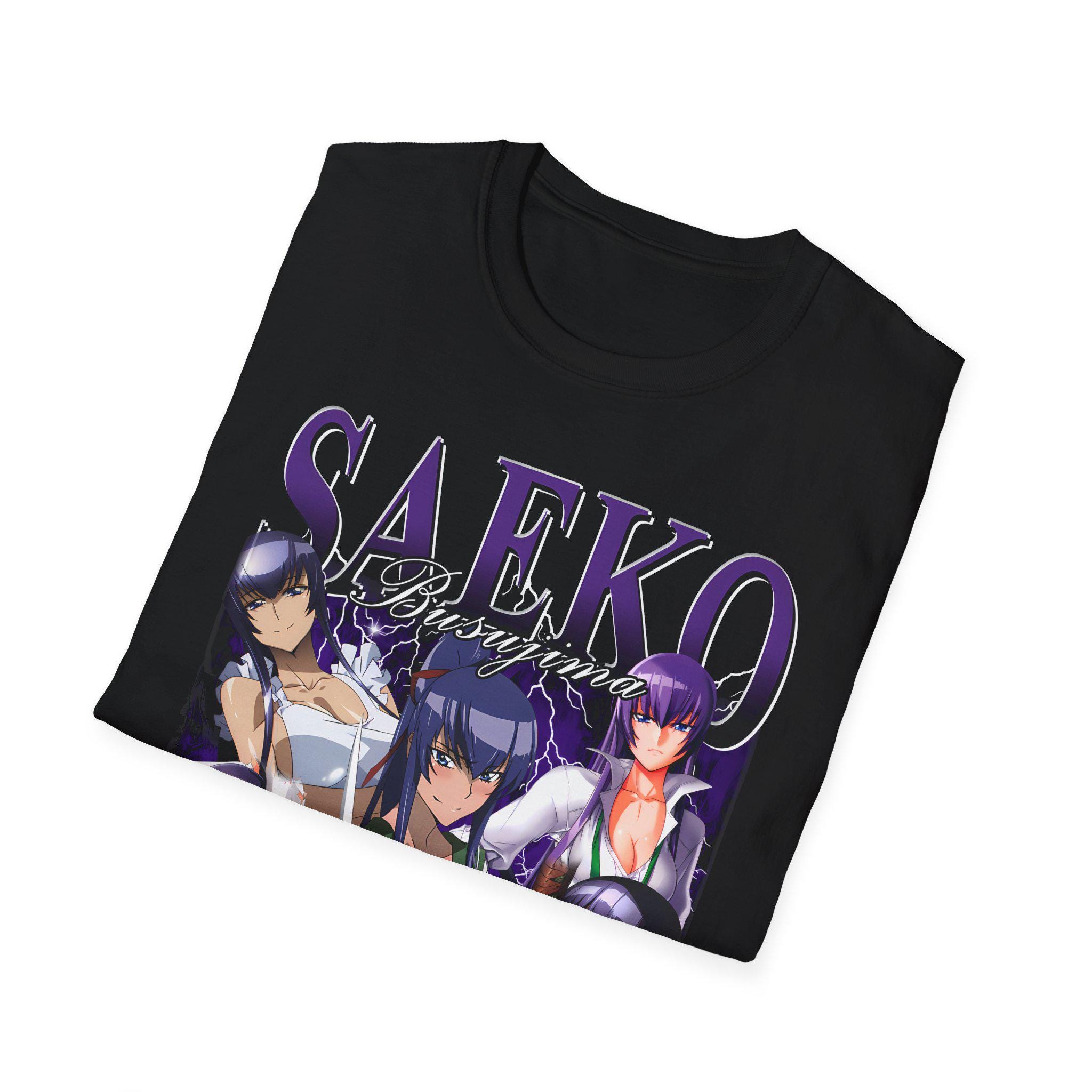 Vintage Highschool of the Dead Saeko Busujima Anime Bootleg T 