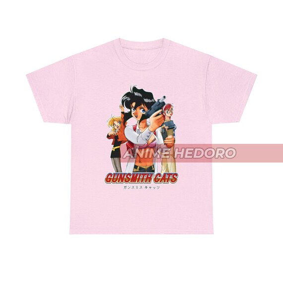 Unisex Gunsmith Cats Rally Vincent Anime T-shirt, Retro Unisex Gunsmith Cats Rally Vincent Anime T-shirt, Retro
