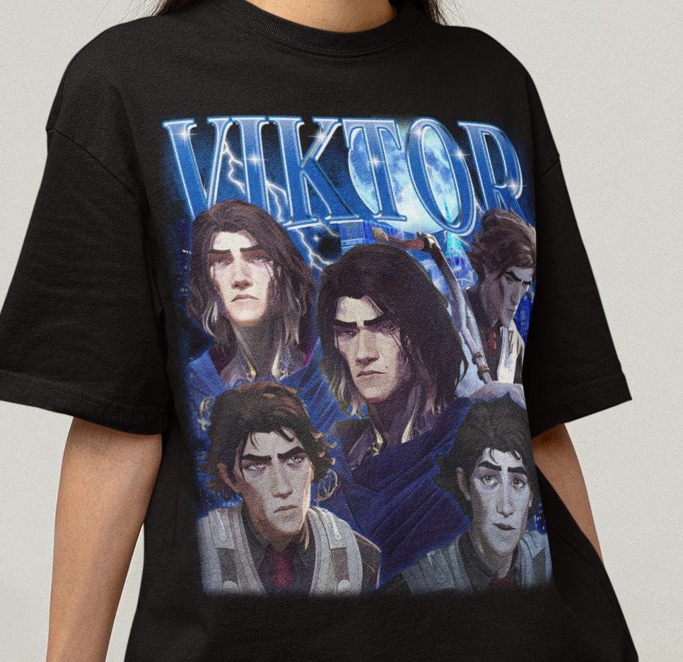 Arcane Anime Viktor Cool Printed T Shirt Produktbild-Vorschau 2