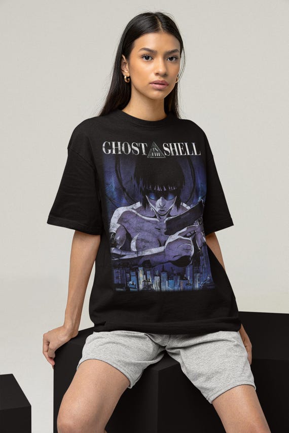 GHOST IN THE SHELL ブラックTシャツ XL Ghost in the Machine Anime Vintage T-shirt - Etsy