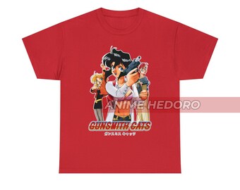 Unisex Gunsmith Cats Rally Vincent Anime T-shirt, Retro Unisex Gunsmith Cats Rally Vincent Anime T-shirt, Retro