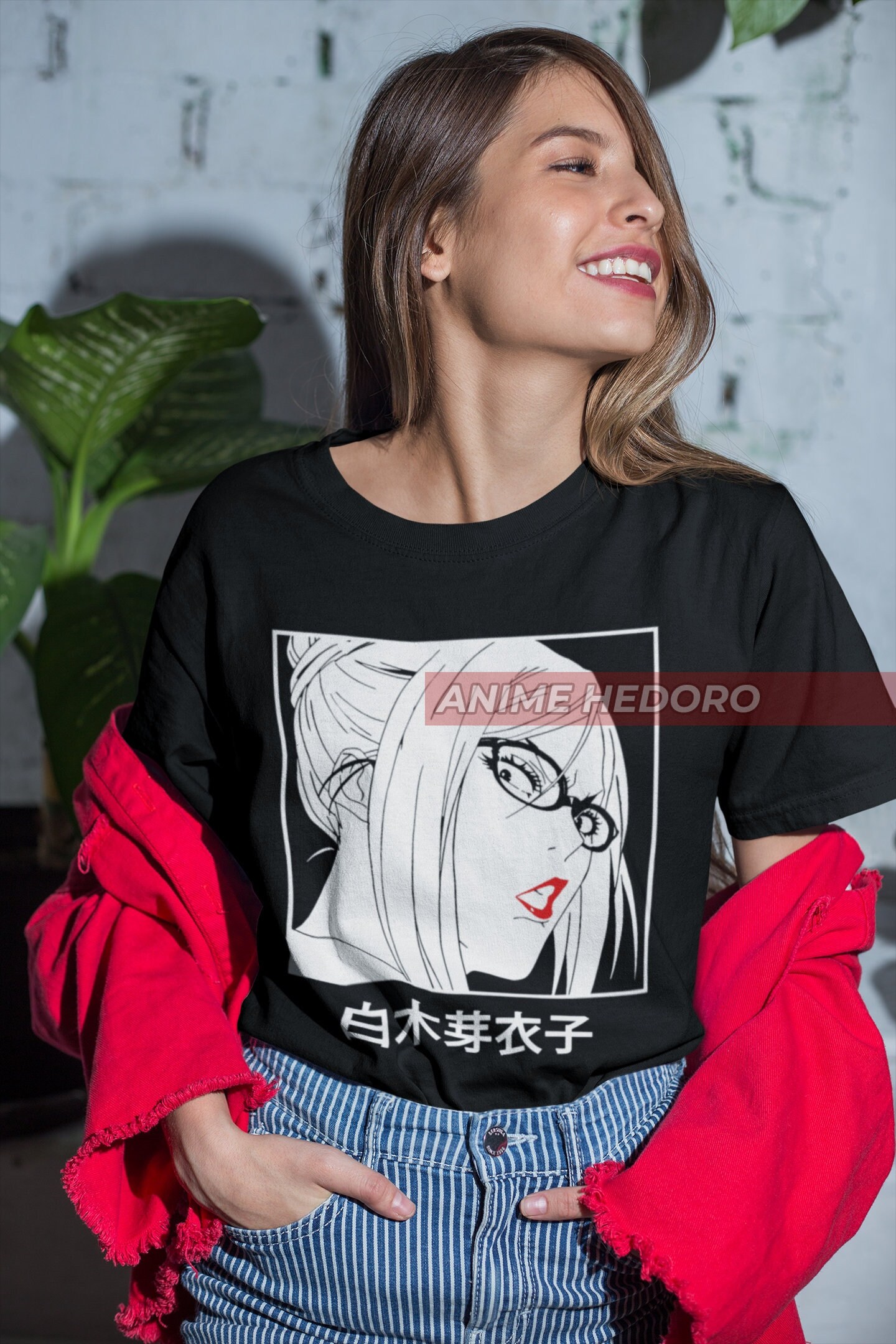 Unisex Prison School Meiko Shiraki Anime T-Shirt, Manga Kawaii Shirt