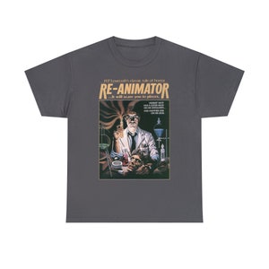 Unisex Re-Animator Movie T-Shirt, 80s Horror Film Shirt image 5