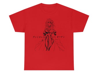 ユニセックス ヴァイオレット・エヴァーガーデン アニメ Tシャツ