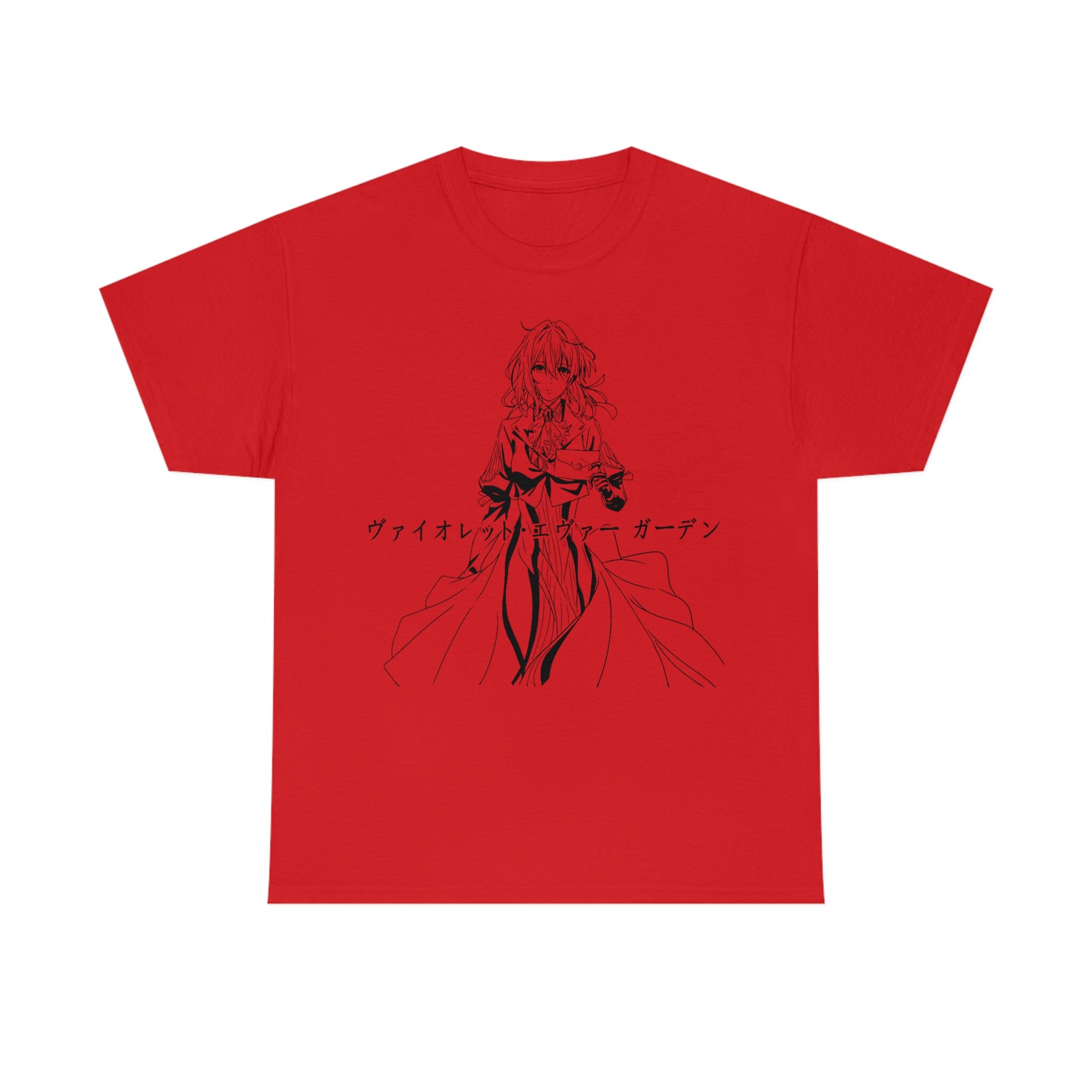 ユニセックス ヴァイオレット・エヴァーガーデン アニメ Tシャツ