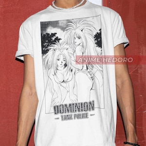 Unisex Dominion Tank Police Retro Anime T-Shirt, Manga Waifu Shirt