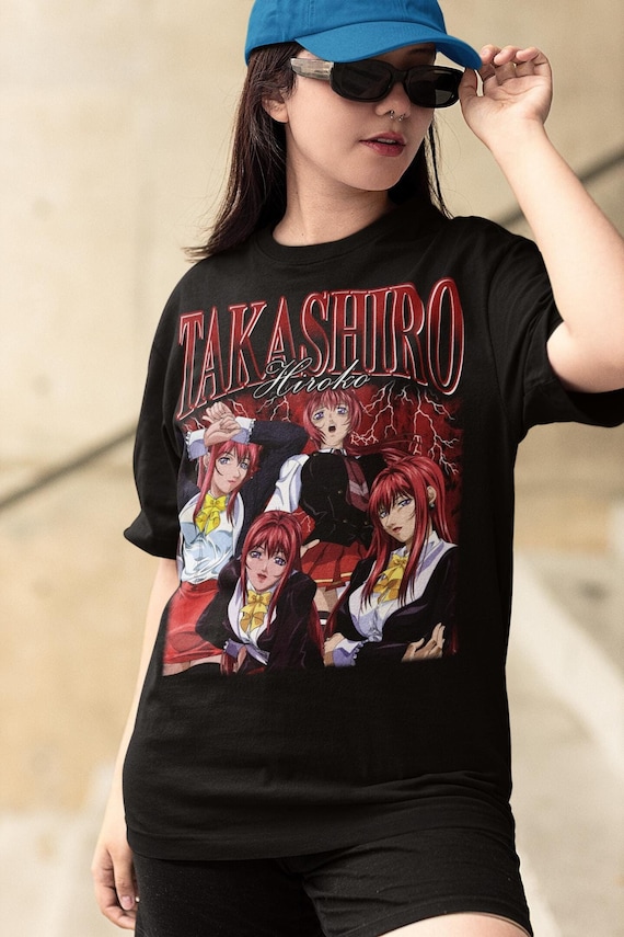 ユニセックス バイブルブラック 高城弘子 ブートレグ アニメ Tシャツ