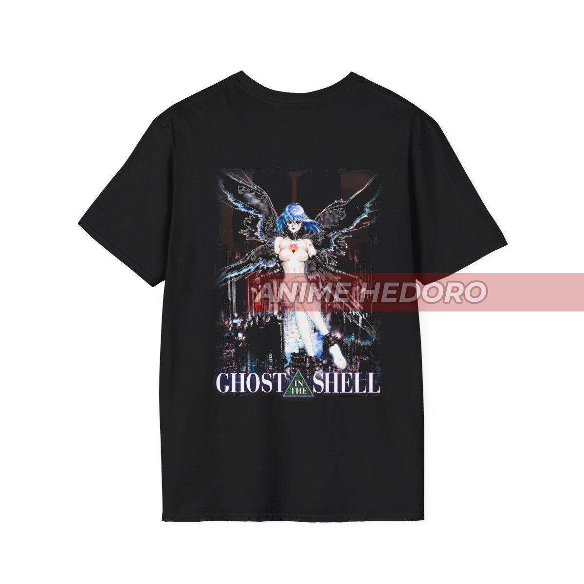 Ghost in the Machine the Major 90s Anime Retro T-shirt, Bootleg 