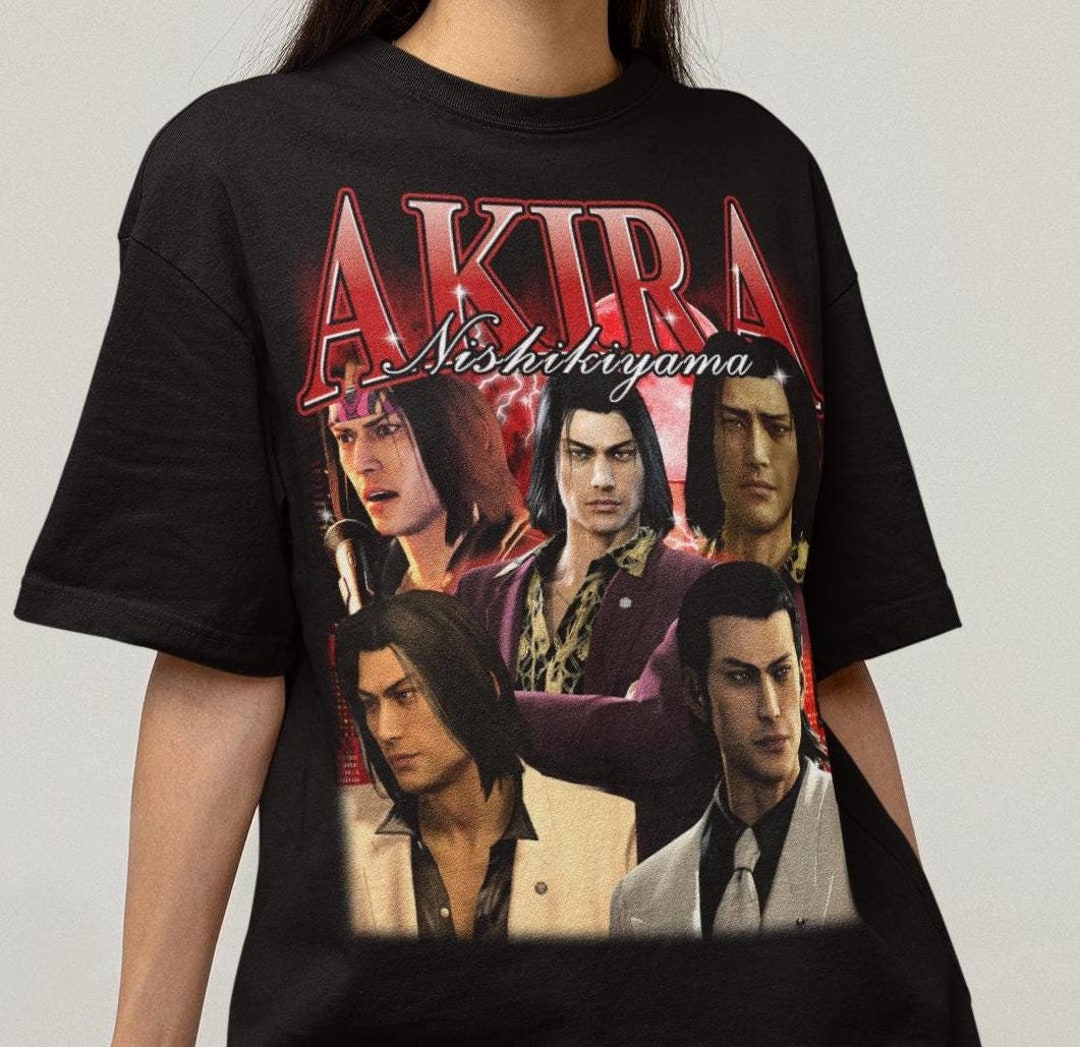 Unisex Yakuza Akira Nishikiyama Gaming Bootleg T-shirt