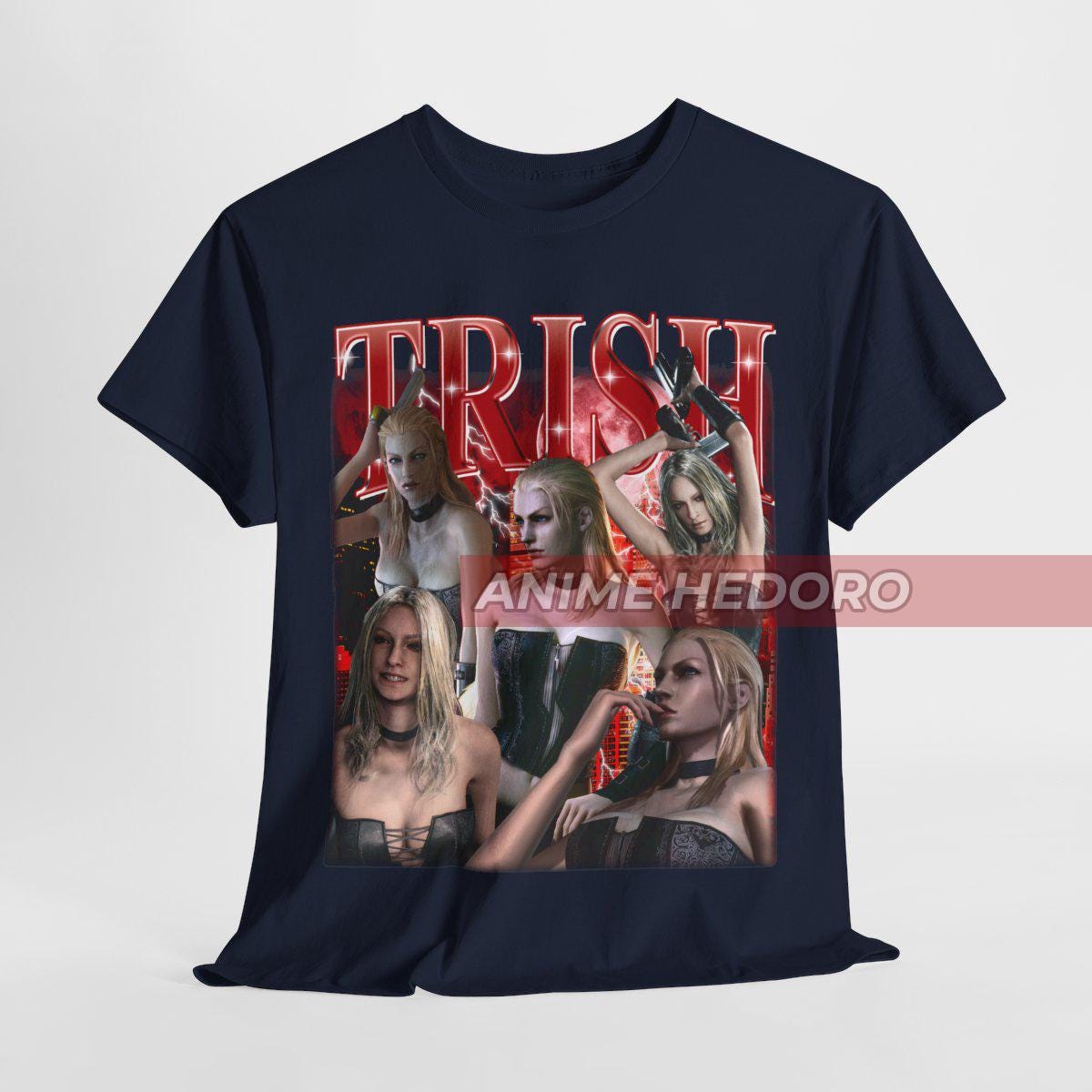 Trish May Cry T-shirt: Unisex Japanese Retro Streetwear Tee - Etsy