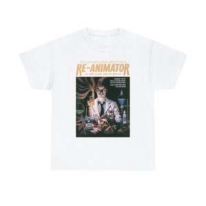 Unisex Re-Animator Movie T-Shirt, 80s Horror Film Shirt image 8