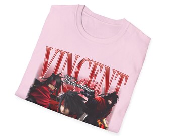 Vintage Vincent FF7 Anime T-shirt: Fantasy VII Tee - Etsy