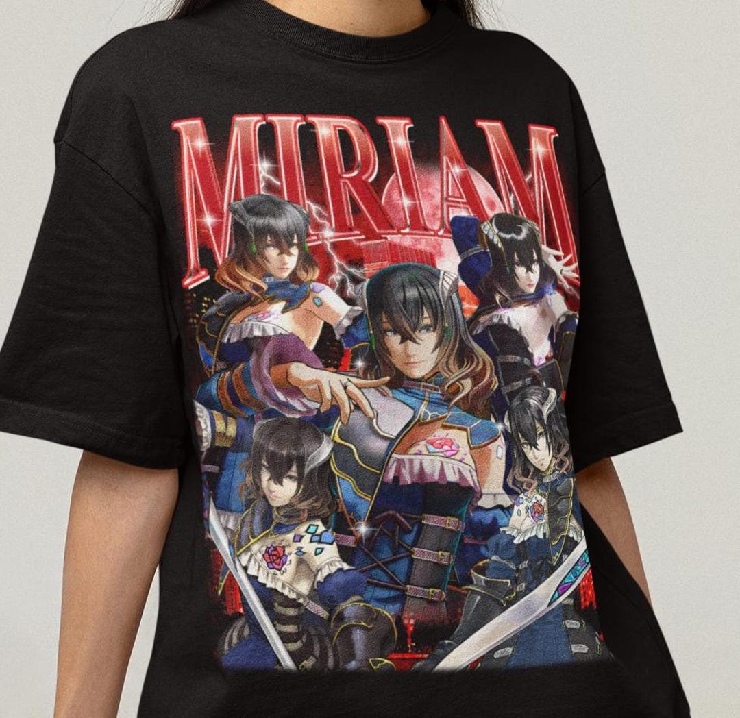 Bloodstained: Ritual of the Night Bootleg Miriam Gaming T-shirt 