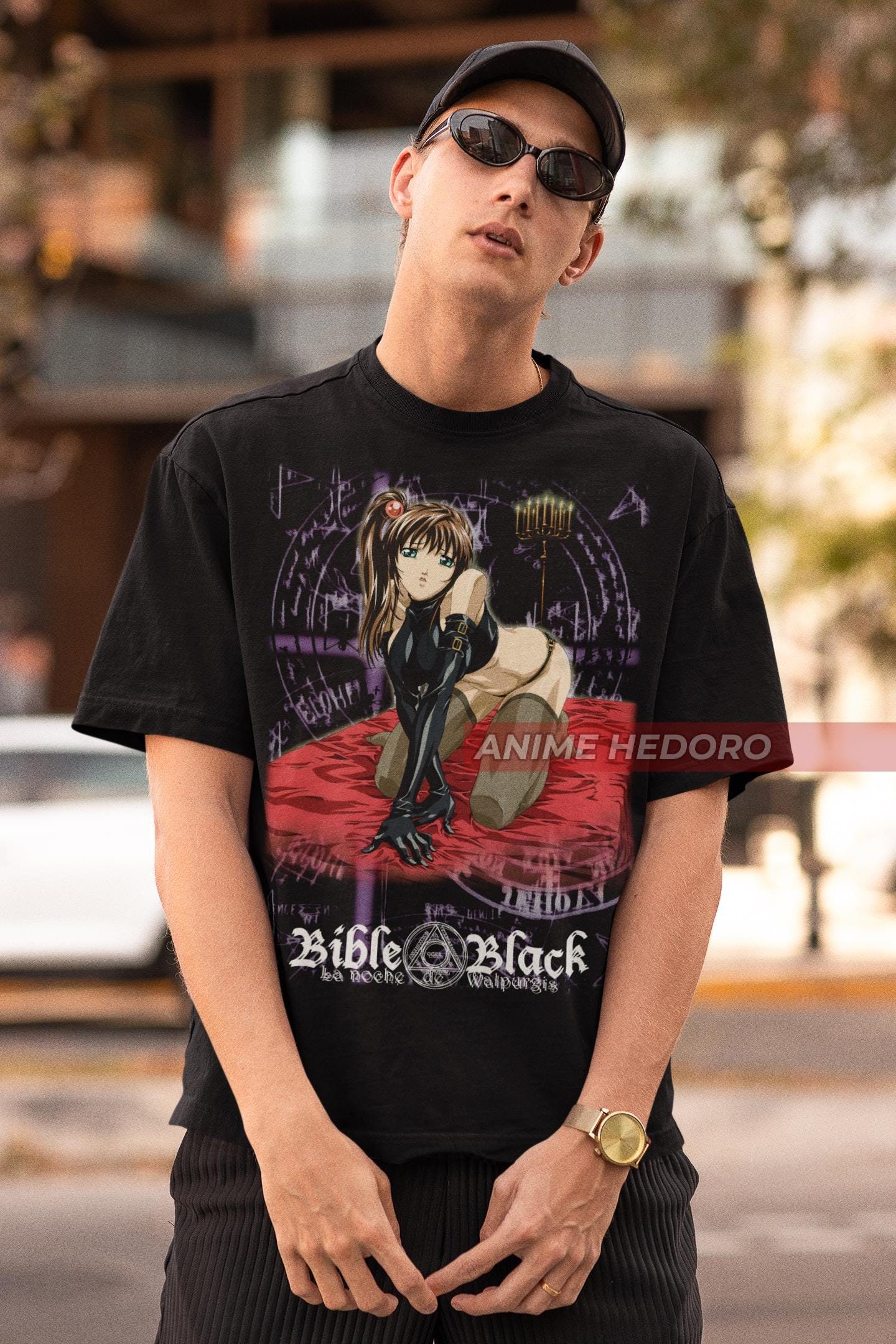 Unisex Bible Black Retro Anime T-shirt, Manga Waifu Shirt - Etsy