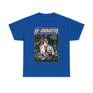 Unisex Re-Animator Movie T-Shirt, 80s Horror Film Shirt image 7