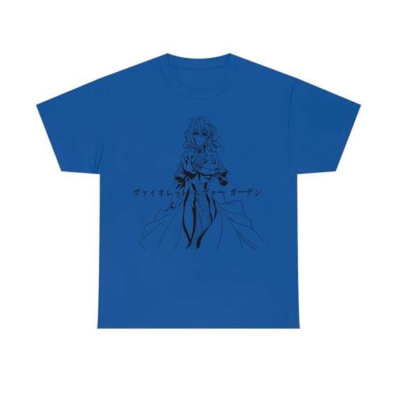 ユニセックス ヴァイオレット・エヴァーガーデン アニメ Tシャツ