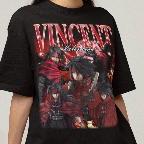 Vintage Vincent FF7 Anime T-shirt: Fantasy VII Tee - Etsy