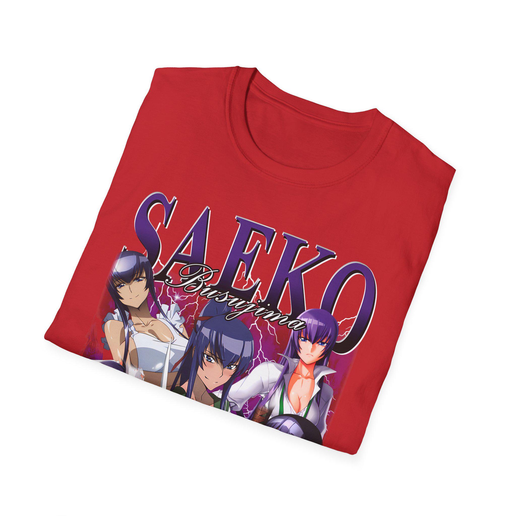 Vintage Highschool of the Dead Saeko Busujima Anime Bootleg T 