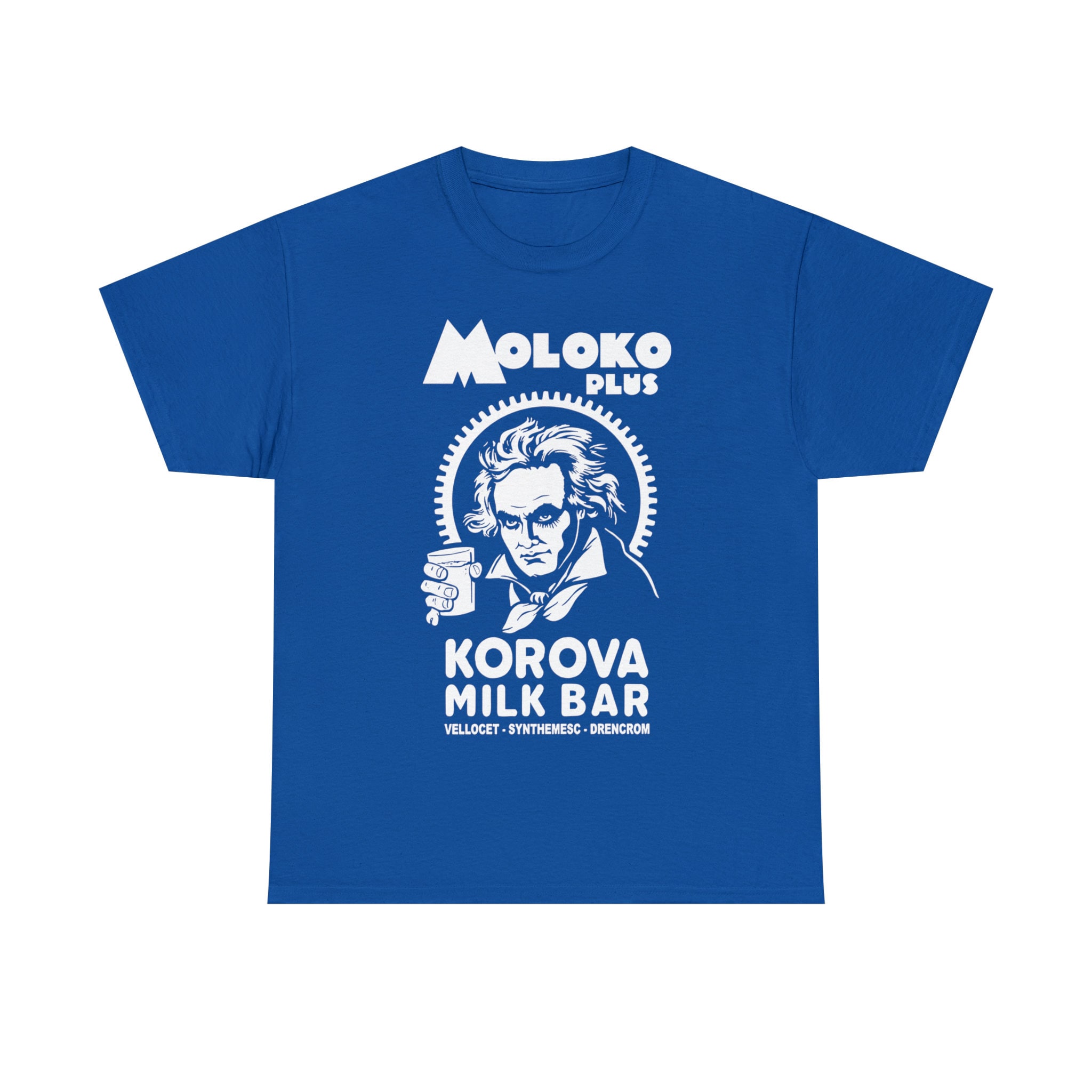 Unisex Clockwork Ultraviolence Korova Milkbar Movie T-shirt