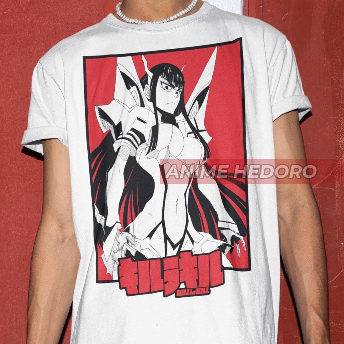 Unisex Kill la Kill Satsuki Kiryuin Anime T-Shirt, Manga Waifu Shirt