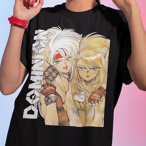 Unisex Dominion Tank Police Anime T-Shirt, 80s Retro Waifu Manga Shirt