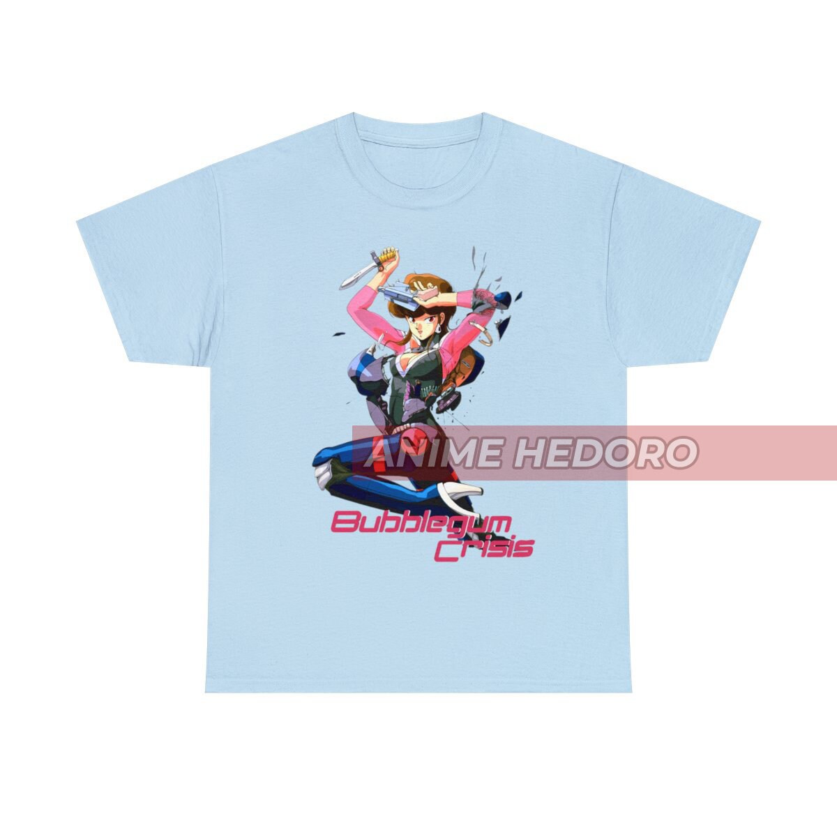 バブルガムクライシスシルクスクリーンTシャツ