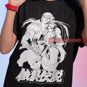 Unisex Fatal Fury KOF Mai Terry Gaming T-Shirt, Retro Anime Waifu Shirt