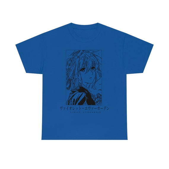 ユニセックス ヴァイオレット・エヴァーガーデン アニメ Tシャツ