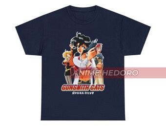 ユニセックス ガンスミスキャッツ ラリーヴィンセント アニメTシャツ