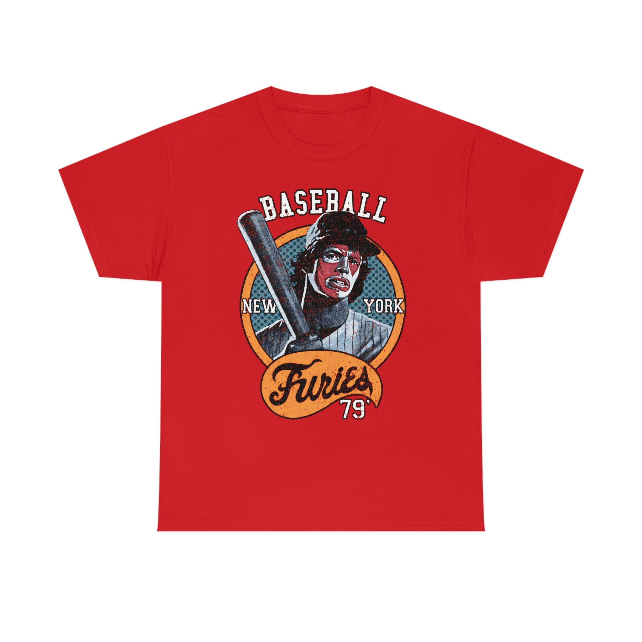 3styler T-Shirt Uomo Nera Baseball Furies - Guerrieri della Notte - Linea Collection - Cotone Fiammato (Slub) 150 gr/mq (XL, Nero