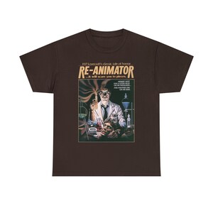 Unisex Re-Animator Movie T-Shirt, 80s Horror Film Shirt image 6